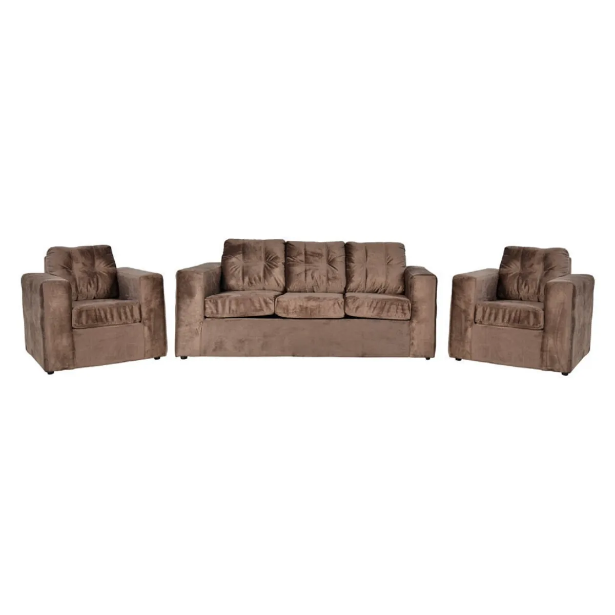 JDO & DESIGN Juego Living 3+1+1 Nize Felpa Jdo & Design | Falabella Chile