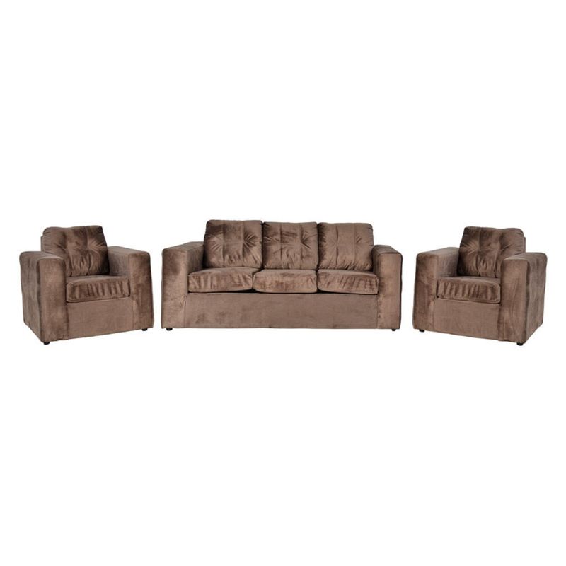 JDO & DESIGN - Juego Living 3+1+1 Nize Felpa Jdo & Design