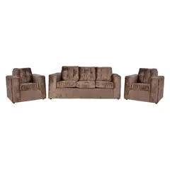 JDO & DESIGN - Juego Living 3+1+1 Nize Felpa