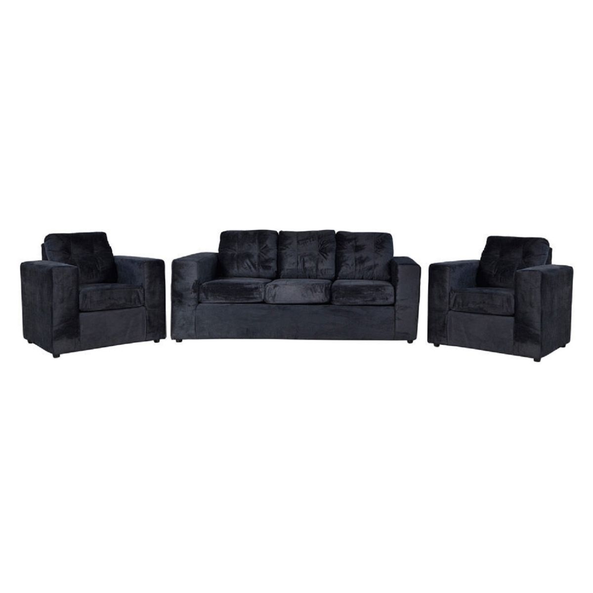 JDO & DESIGN - Juego Living 3+1+1 Nize Felpa Jdo & Design
