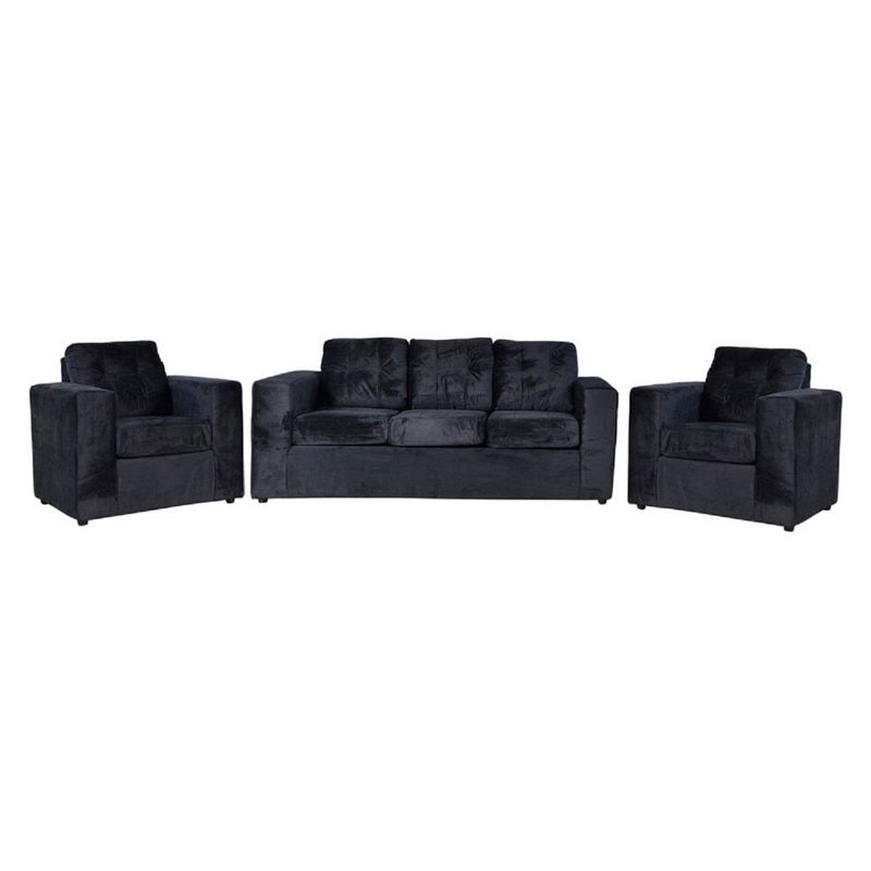JDO & DESIGN - Juego Living 3+1+1 Nize Felpa Jdo & Design