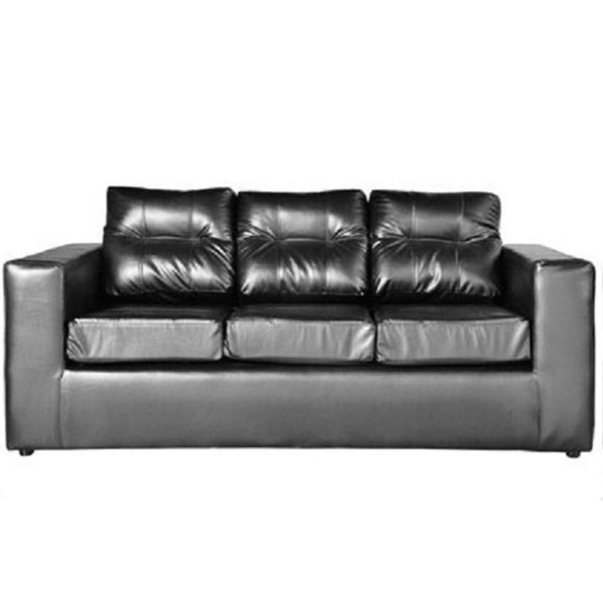 JDO & DESIGN - Juego De Living 3+1+1 Nize Pu Negro Mica