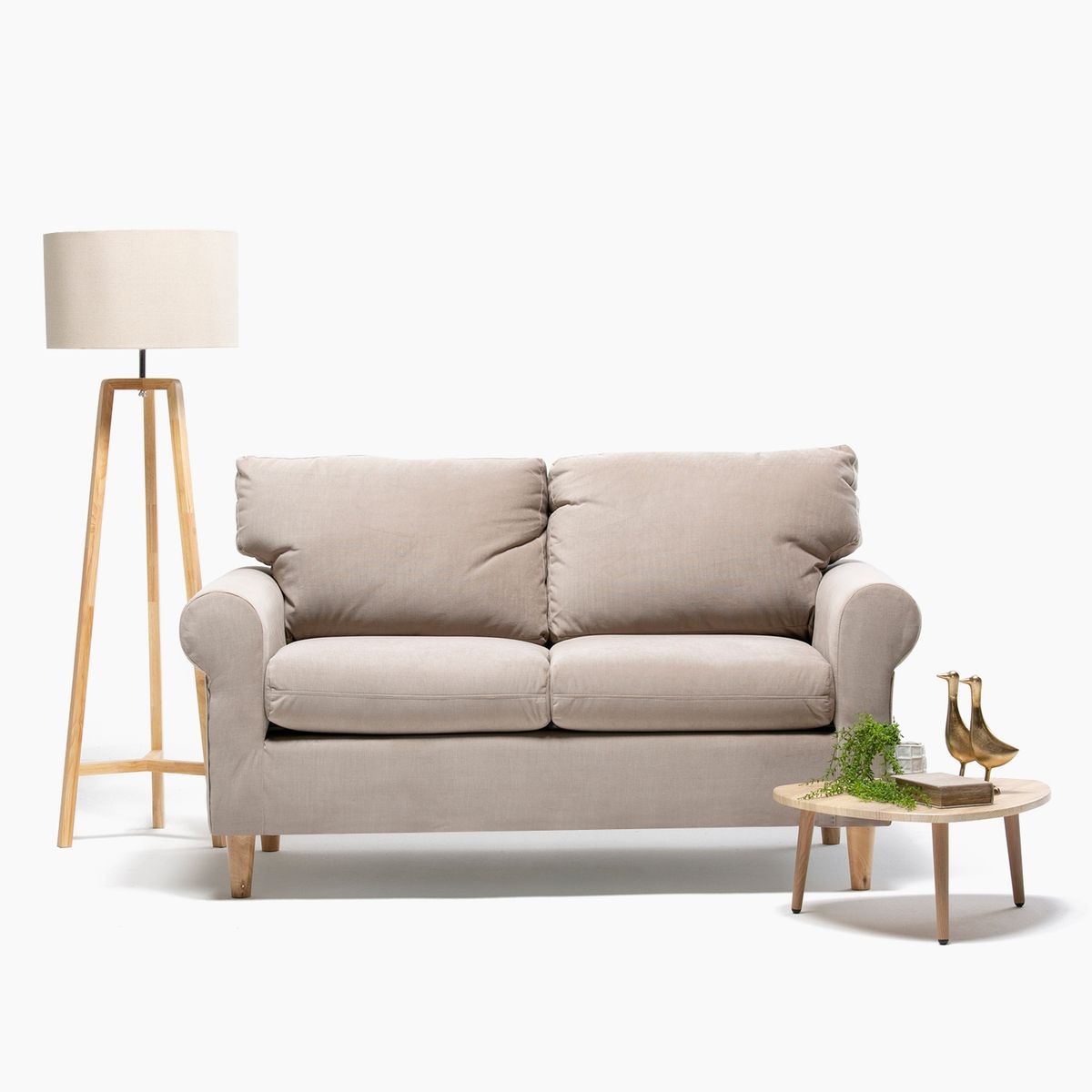 JDO & DESIGN - Sofá 2 Cuerpos Retro Tela Jdo & Design