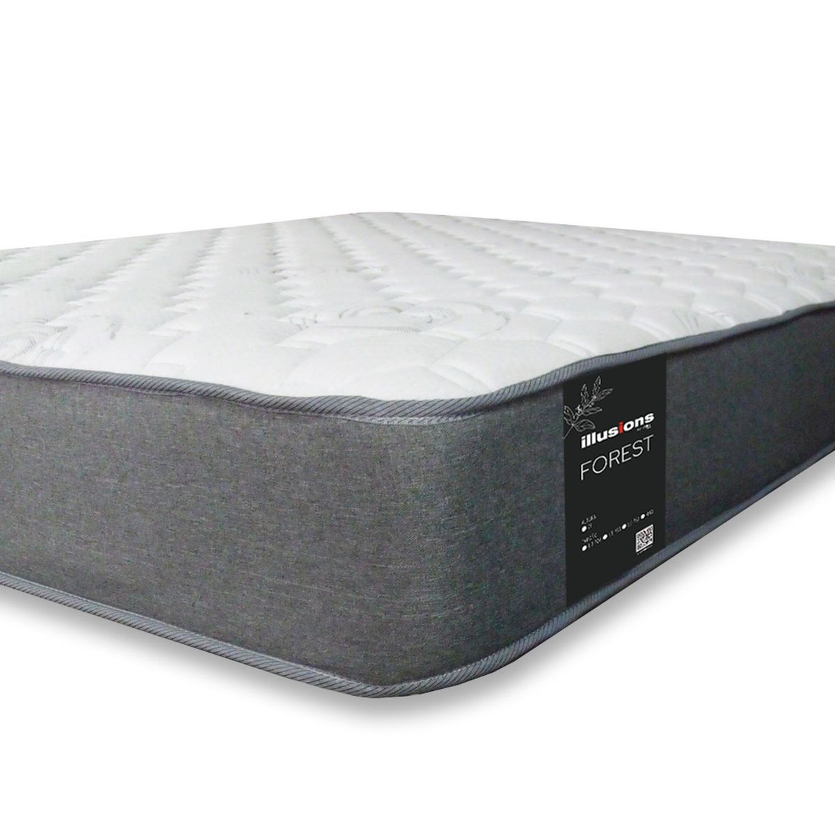 ILLUSIONS - Colchón Illusions Forest 1plaza x 1.90mt Illusions