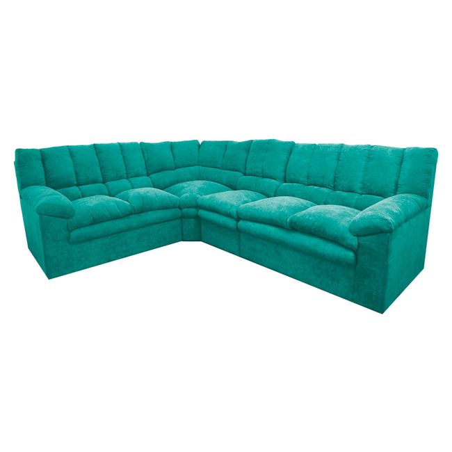 DECO CLASS - Sofá Seccional Grecia Curvo Tela Deco Class