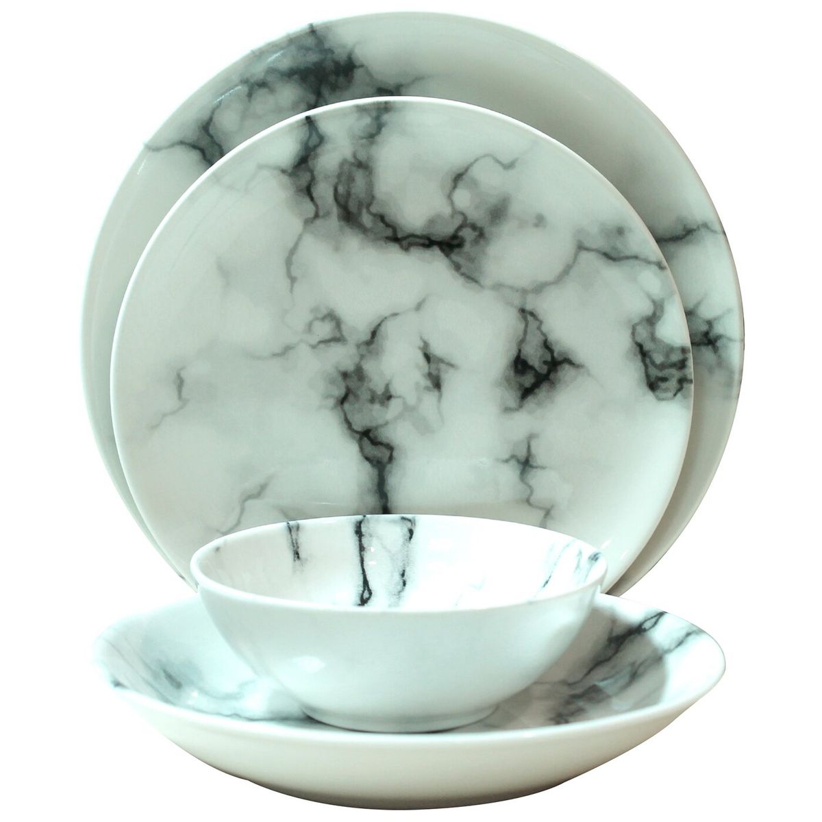 GENERICO - Set de Vajilla Turca 24 Piezas