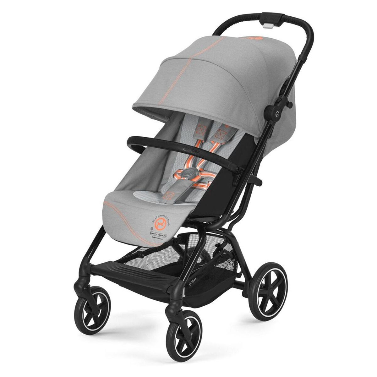 CYBEX - Coche Compacto Eezy S Pl Blk Lava Grey Cybex