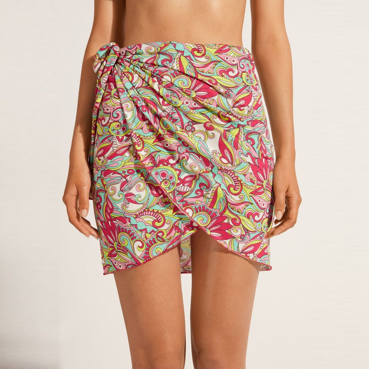 CALZEDONIA - Pareo Corto Cruzado Mujer Calzedonia