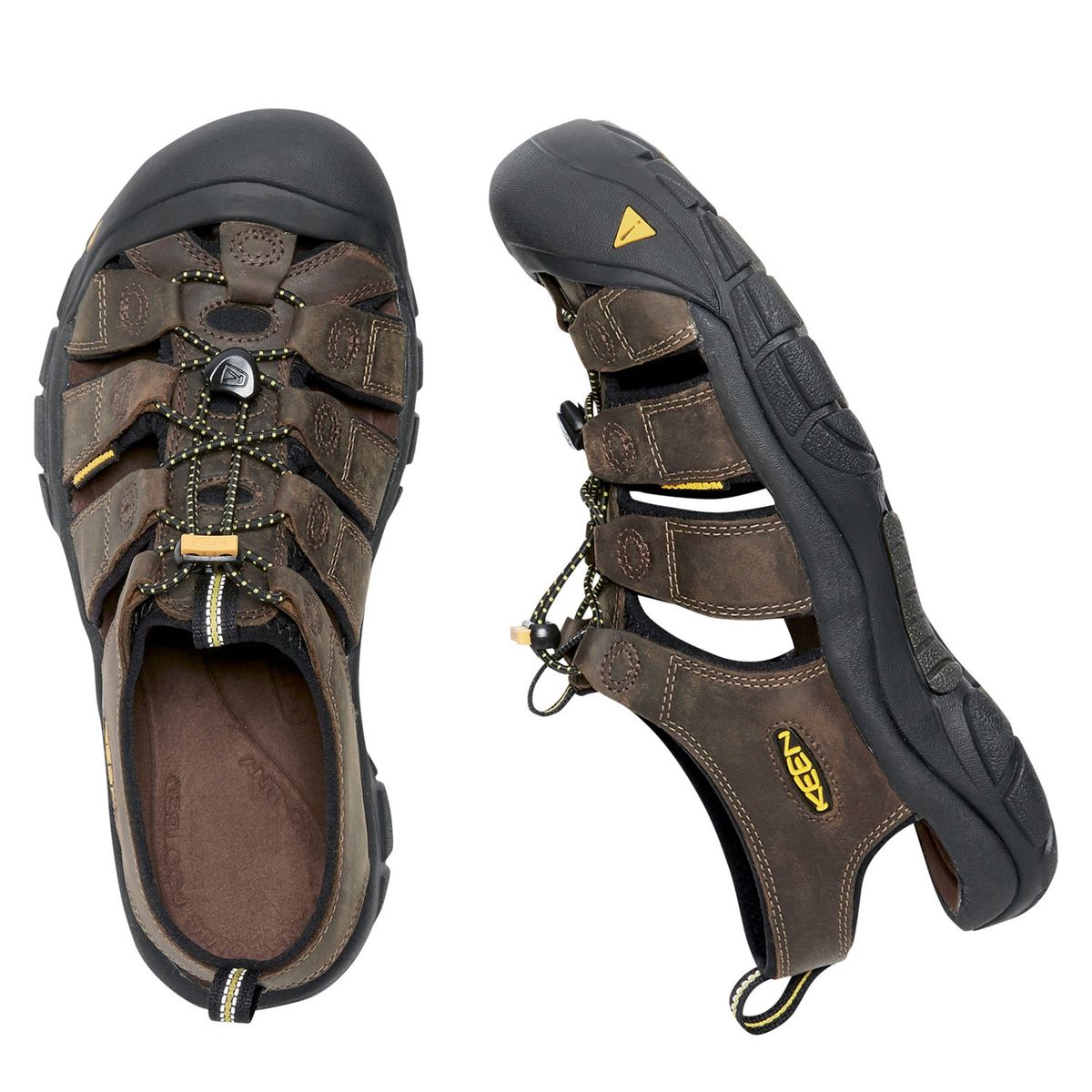 KEEN - Sandalia Cuero Hombre Café Keen