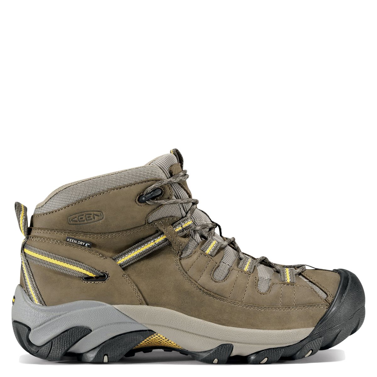 KEEN - Targhee Ii Shitake Botín Hombre Cuero Verde Keen