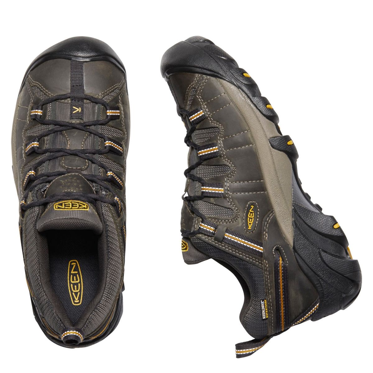 KEEN - Zapatilla Outdoor Impermeable Hombre Café Keen