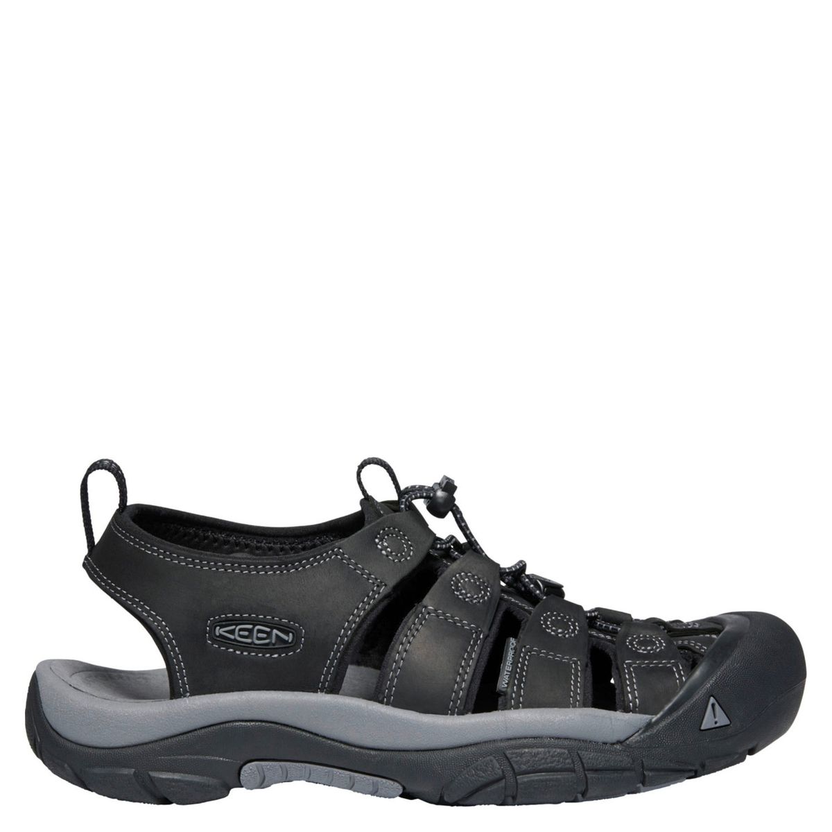 KEEN - Sandalia Cuero Hombre Negro Keen