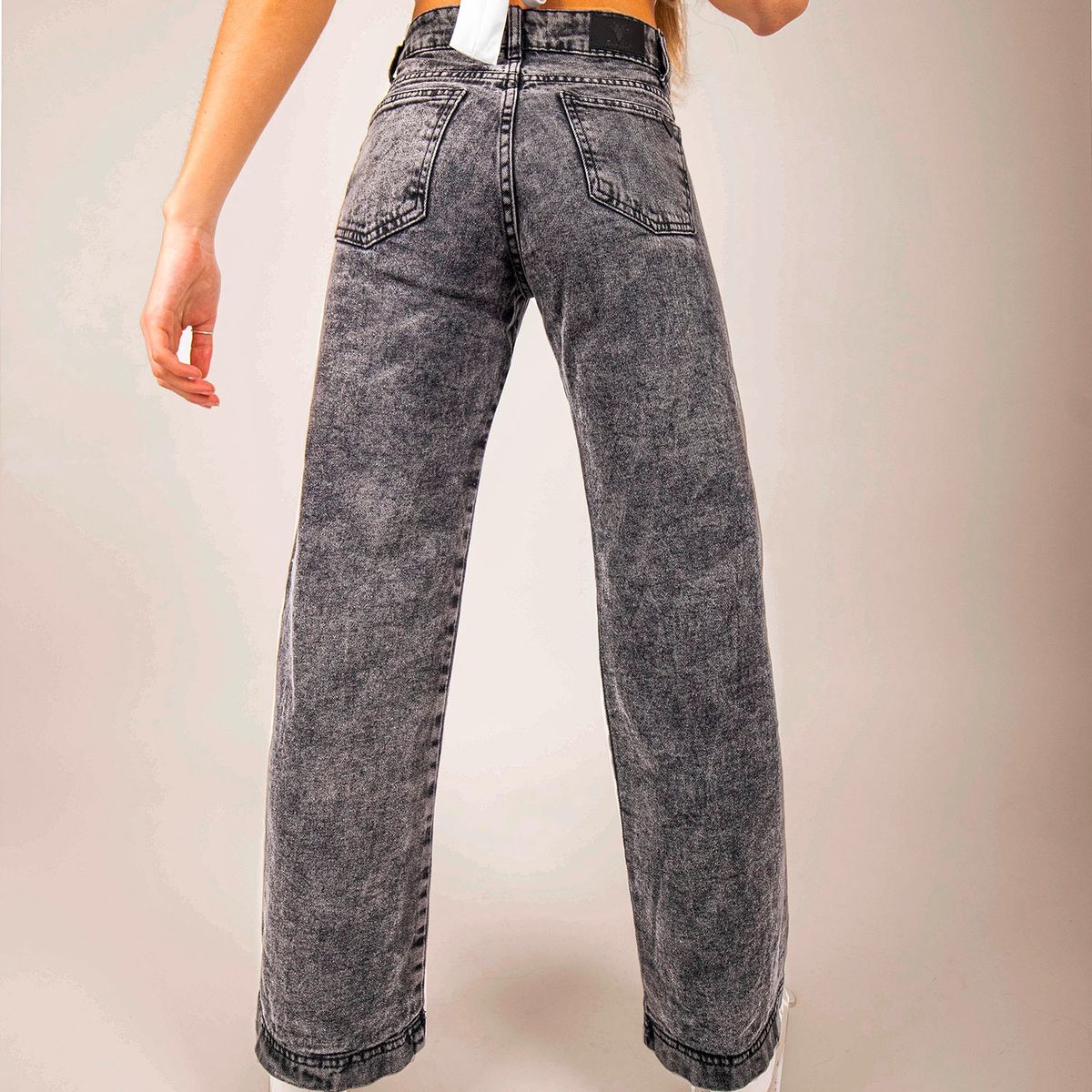 RAINDOOR - Raindoor Jeans Wide Leg Tiro Alto Mujer