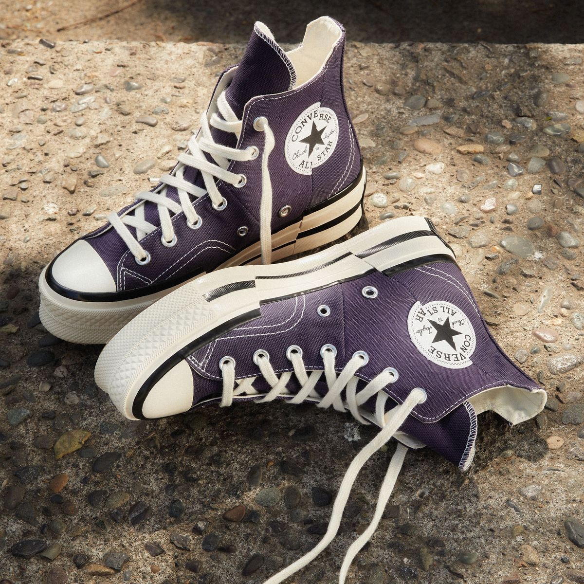 CONVERSE - Converse Chuck 70 plus zapatilla urbana mujer morado