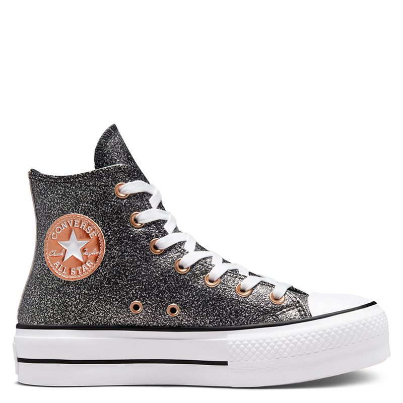 CONVERSE - Chuck Taylor All Star Lift Zapatilla Urbana Mujer Plateada Converse