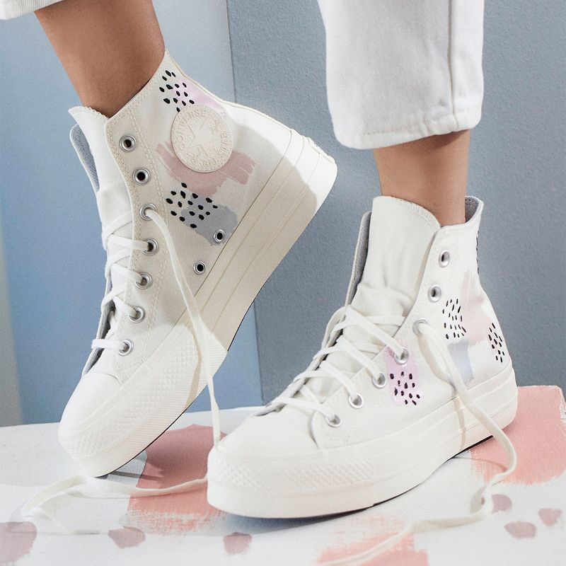CONVERSE - Chuck Taylor All Star Lift Zapatilla Urbana Mujer Beige Converse