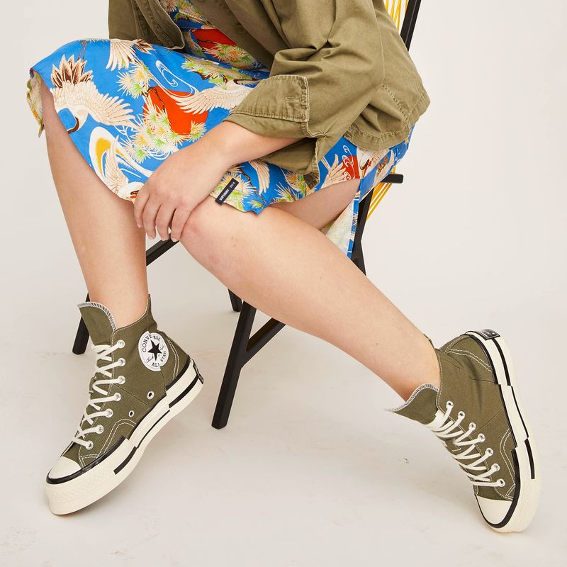CONVERSE - Converse Chuck 70 plus zapatilla urbana mujer verde
