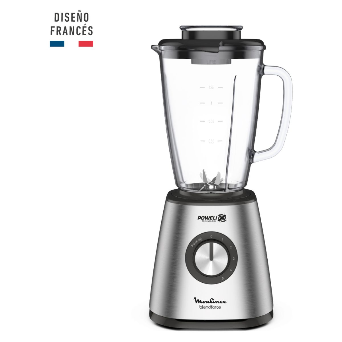 MOULINEX - Licuadora Moulinex Blendforce Inox 800W