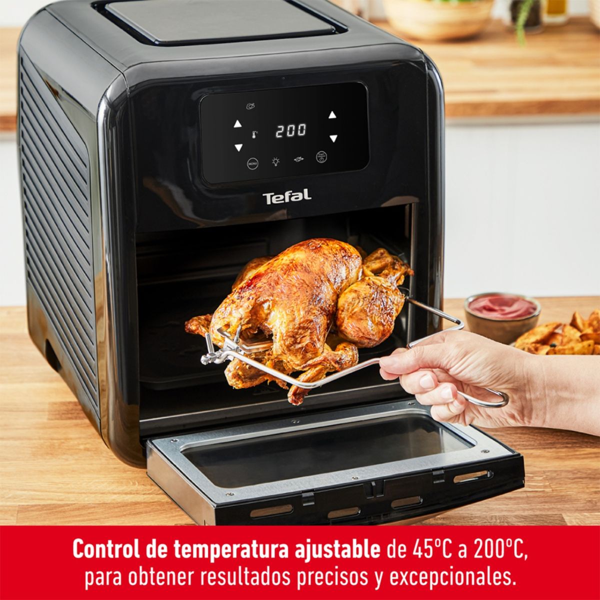 TEFAL - Horno Freidora Aire 11 Lt 9 En 1 Tefal
