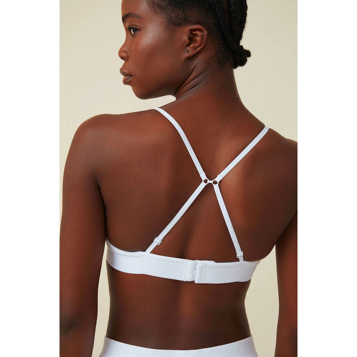 COTTON ON - Bralette Triángulo Algodón Orgánico Mujer Cotton On