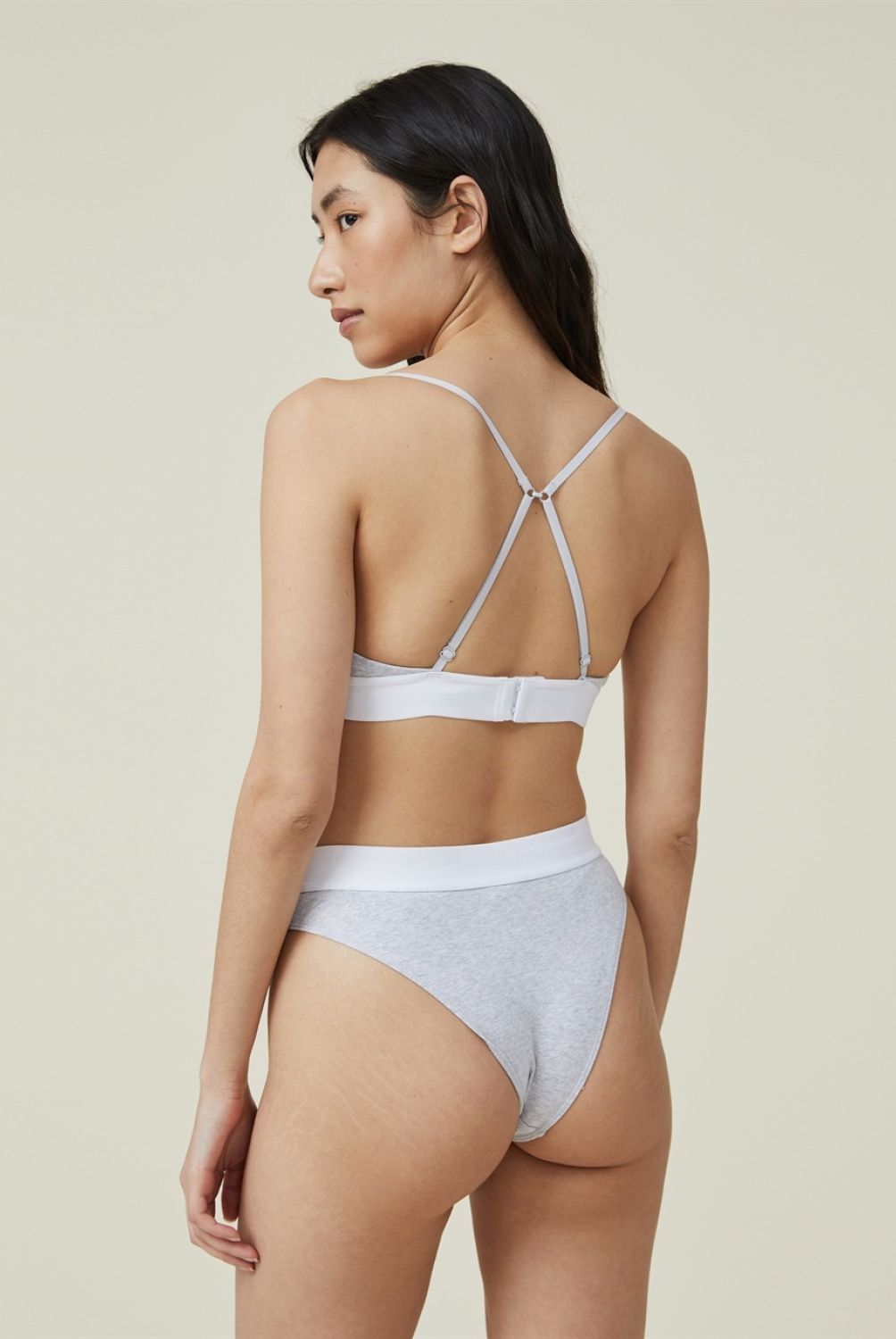 COTTON ON - Bralette Triángulo Algodón Orgánico Mujer Cotton On