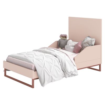 Imagen 2 del producto Cuna Noah Desing Industrial Rosa Base Cobre