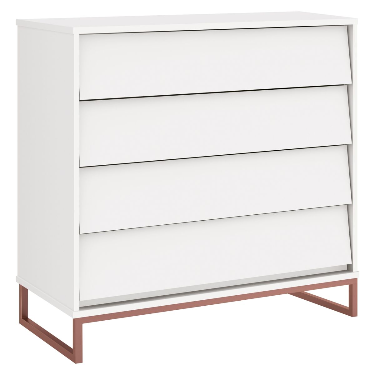 KIDSCOOL - Cómoda Noah Design Blanco Base Cobre Kidscool