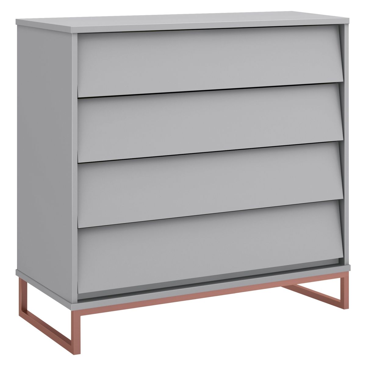 KIDSCOOL - Cómoda Noah Design Gris Base Cobre Kidscool