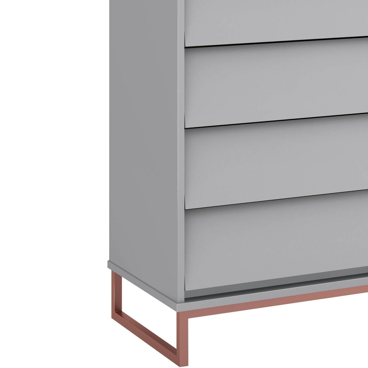 KIDSCOOL - Cómoda Noah Design Gris Base Cobre Kidscool