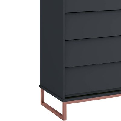 Imagen 2 del producto Cómoda Noah Desing 3 Cajones Grafito