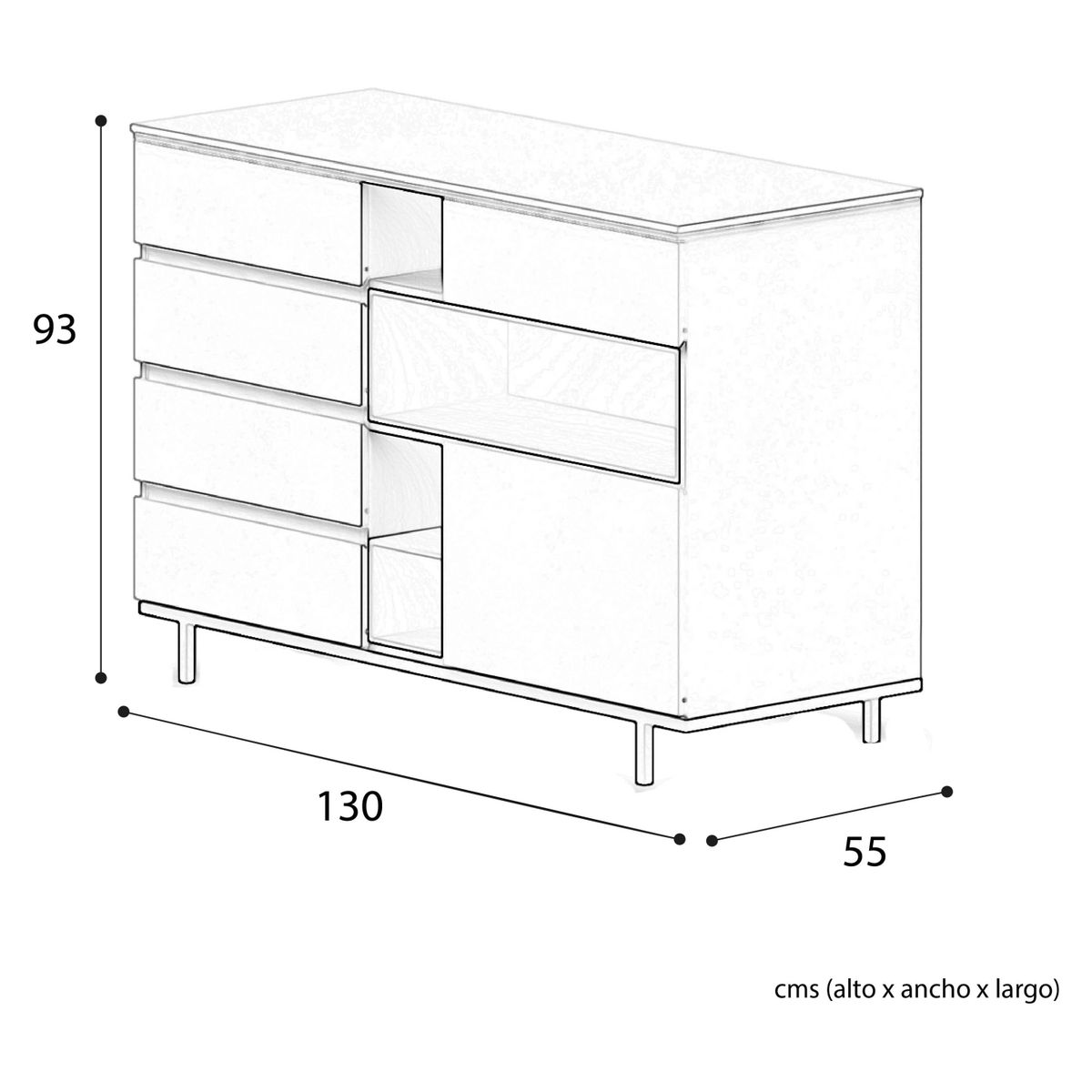 KIDSCOOL - Cómoda sognare Passarin Blanca Kidscool