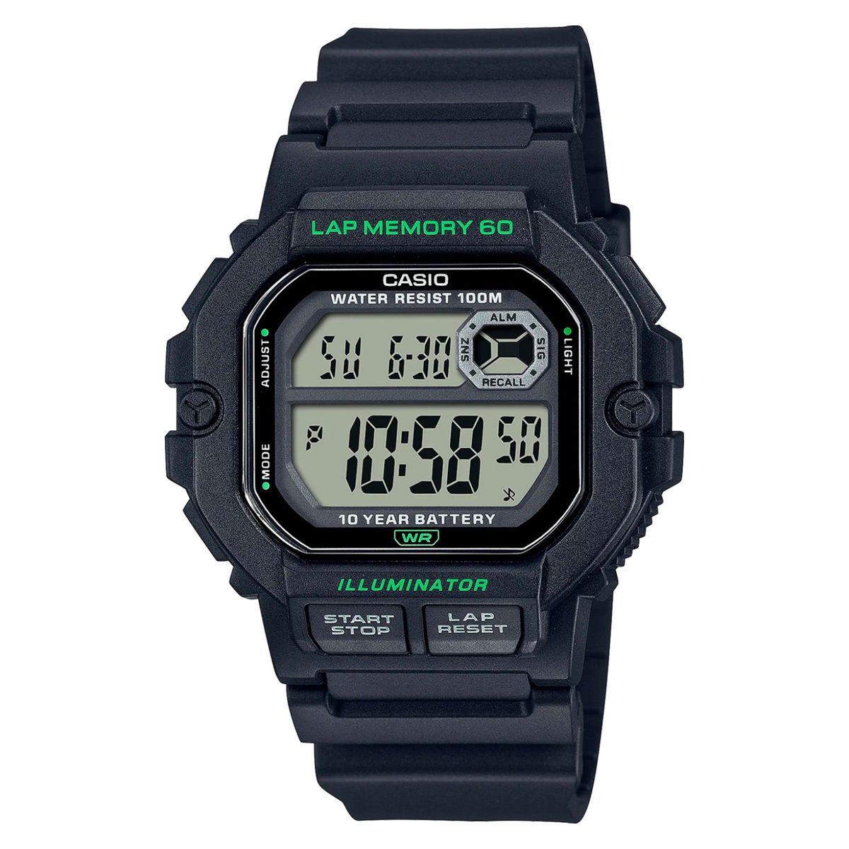 CASIO - Reloj digital hombre ws-1400h-1avd