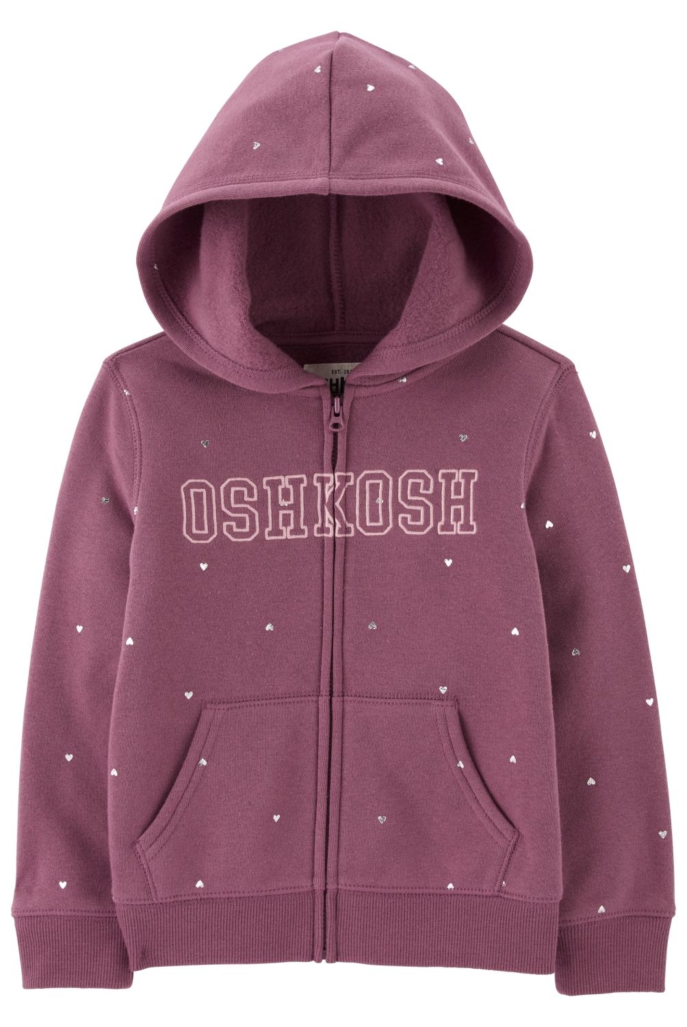 OSHKOSH - Poleron Algodón Logo Con Capucha Bebé Niña Oshkosh