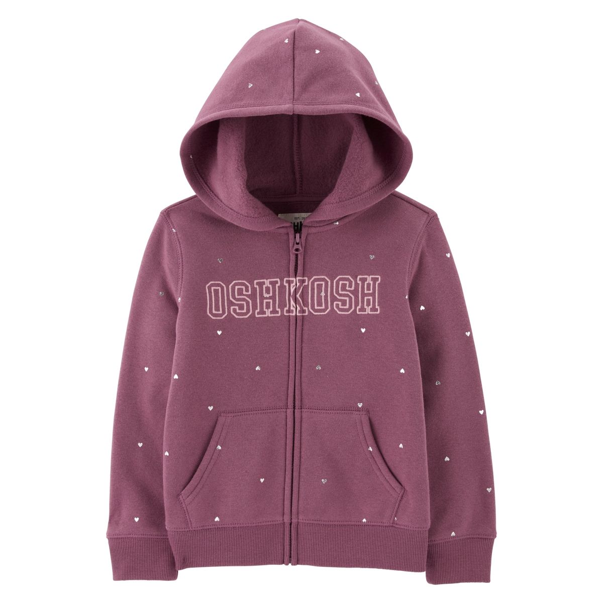 OSHKOSH - Poleron Algodón Logo Con Capucha Bebé Niña Oshkosh