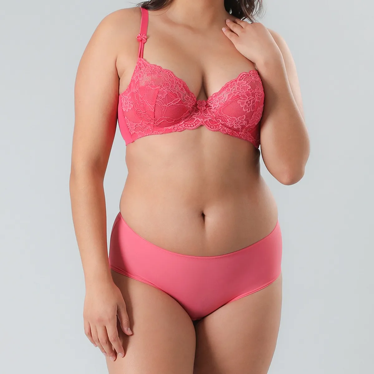 FLORES - Sostén Con Encaje Pabilo Mujer Flores