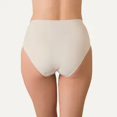 FLORES - Pack de 3 Calzones Tiro Alto Con Encaje Mujer