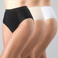 Pack 3 Calzones Tiro Alto Con Encaje Mujer