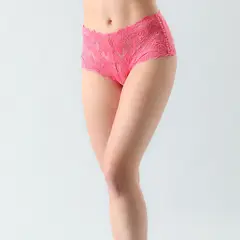 FLORES - Pantaleta Encaje Y Lycra Mujer