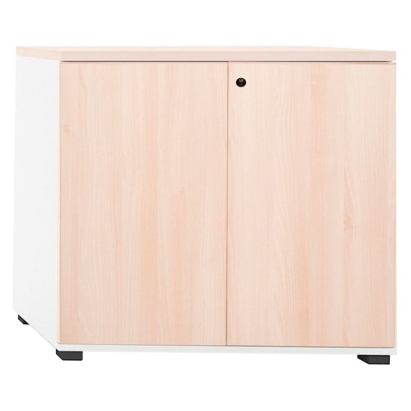 FORM OFFICE - Gabinete Bajo C/P 80X40X75 Nat/Blanco Form Office