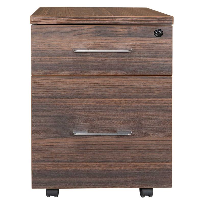 FORM OFFICE - Cajonera Melamina Movil Wengue/Gris Form Office