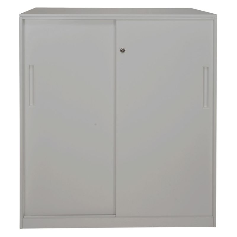 FORM OFFICE - Gabinete Alto Metalico C/P Gris Claro Form Office