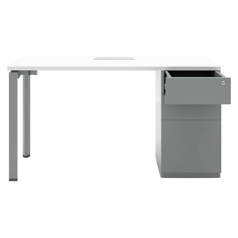 FORM OFFICE - Escritorio Neo Natural Gris Form Office