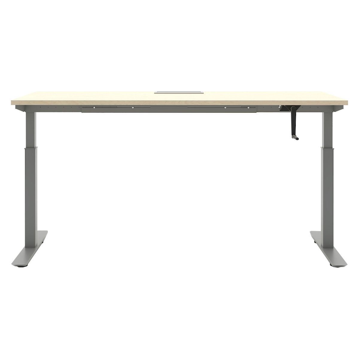 FORM OFFICE - Escritorio Ajustable Neo Blanco Negro Form Office