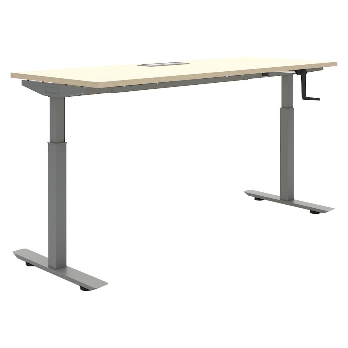 FORM OFFICE - Escritorio Ajustable Neo Blanco Negro Form Office