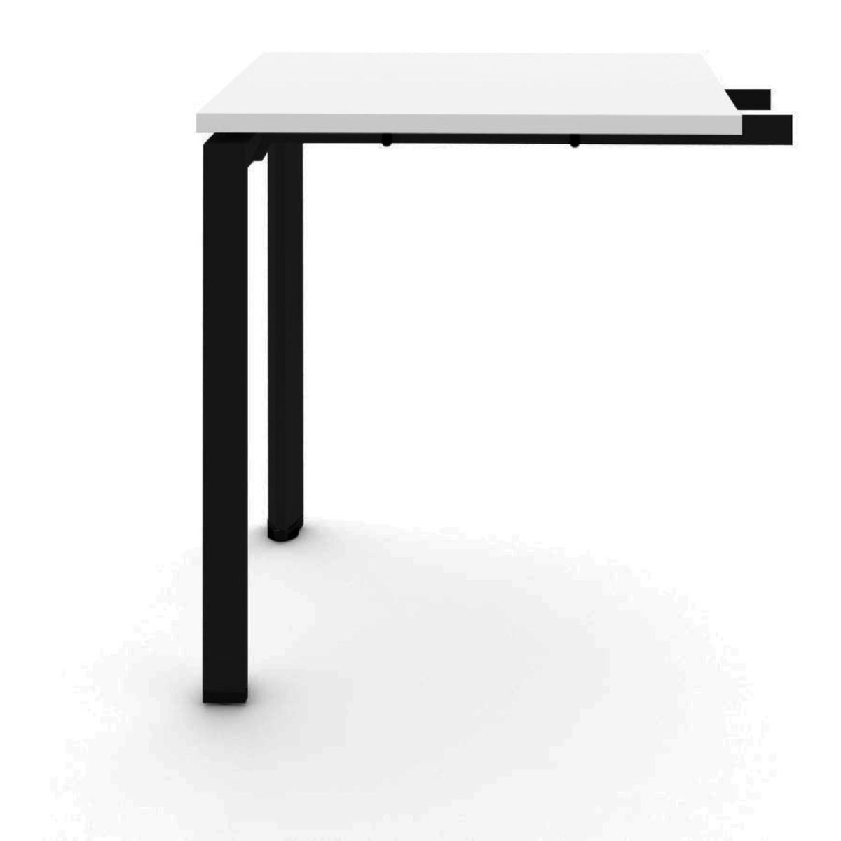 FORM OFFICE - Escritorio Lateral Neo Wengo Negro Form Office