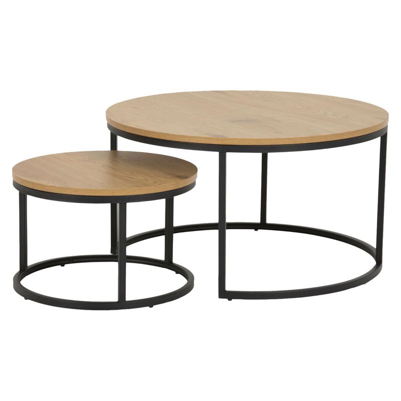 FORM DESIGN - Mesa De Centro Madera Roble Spiro Redonda Form Design