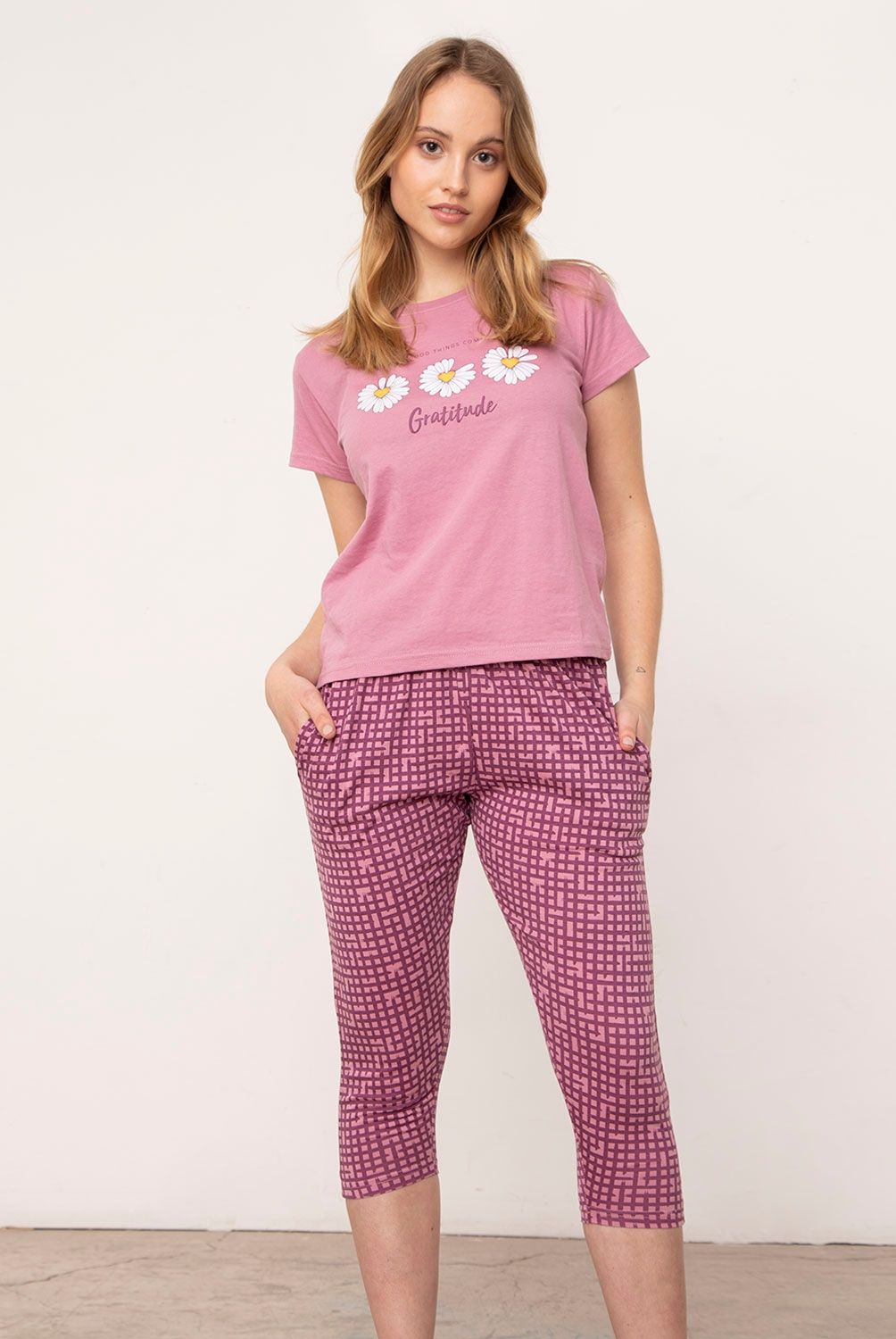 PALMERS - Pijama Manga Corta Mujer Palmers