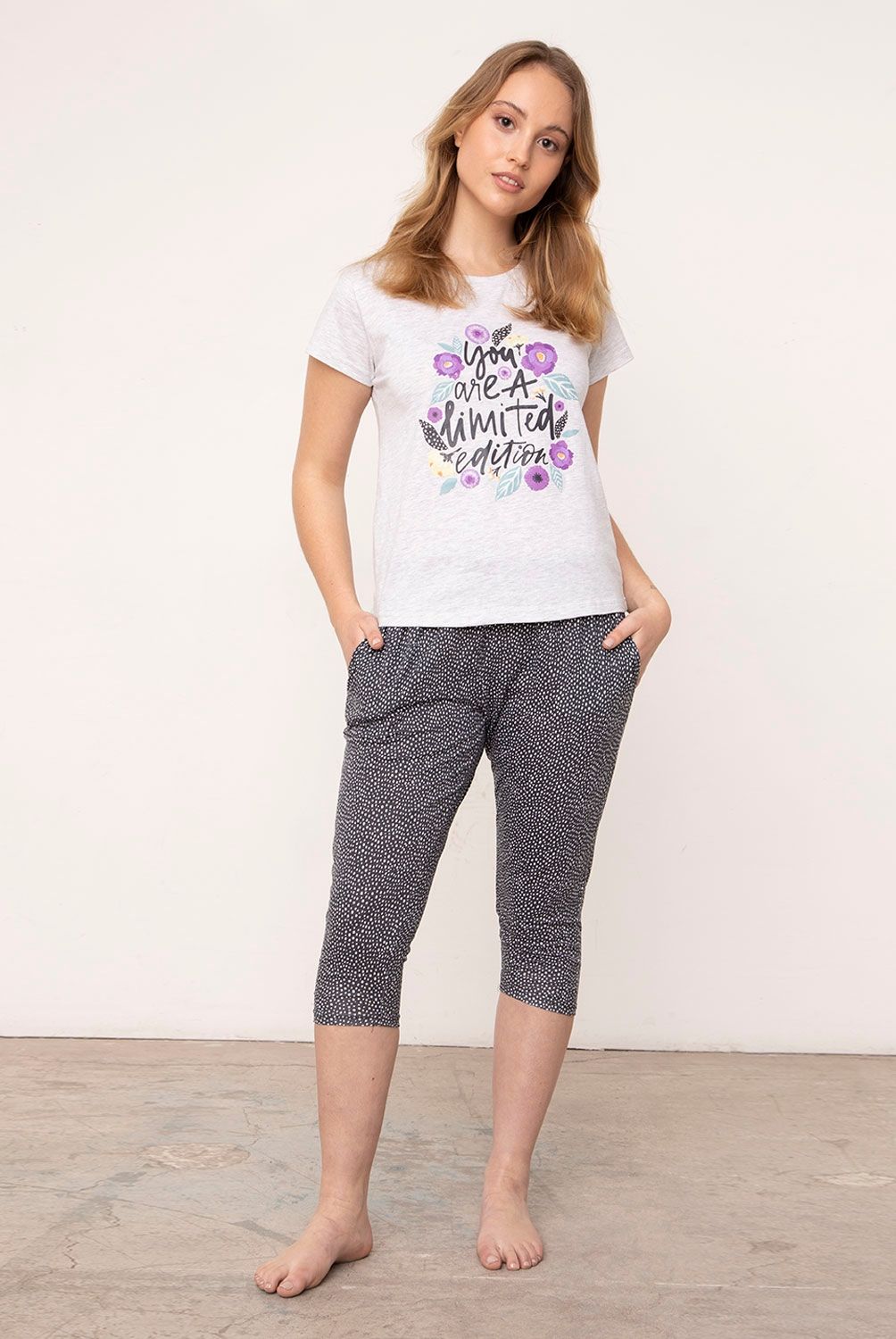 PALMERS - Pijama Manga Corta Mujer Palmers