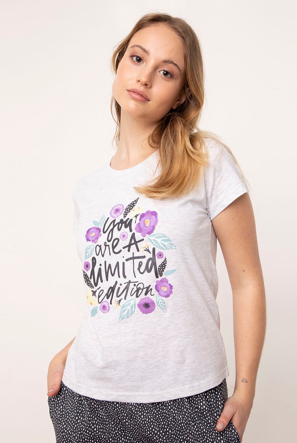 PALMERS - Pijama Manga Corta Mujer Palmers