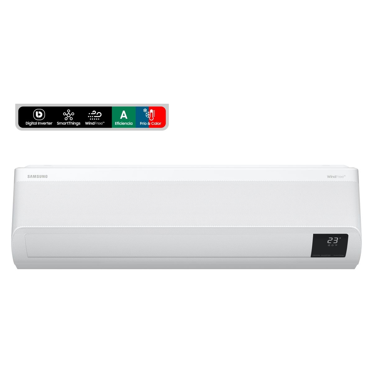 SAMSUNG - Aire Acondicionado Split Frio-Calor Wind-Free Inverter AR18BSEAMWK/ZS 18.000 BTU Wifi Samsung